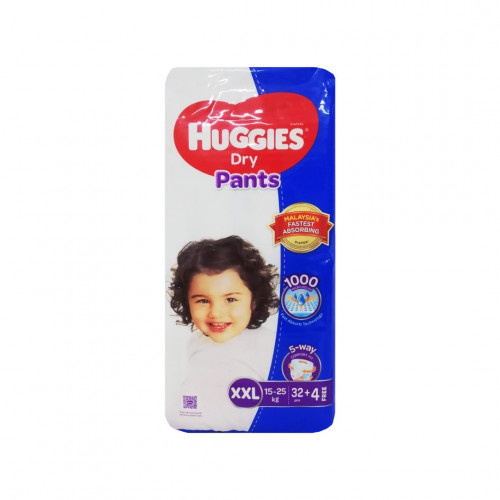 Tã quần Huggies size XXL 30 miếng (trẻ từ 15 - 25kg) chính hãng giá rẻ