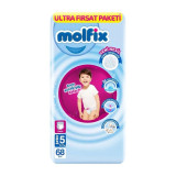 Molfix Jumbo Pants Junior 12-17 Kg 68 Pcs (Made in Turkey)