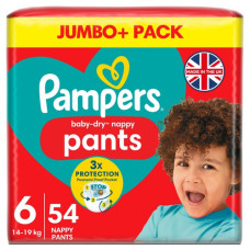 Pampers Baby Size 6 pant 14-19kg 54 pcs (UK)