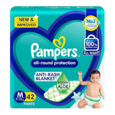 Pampers All round Protection Pants Medium 7-12 kg 42 pcs 