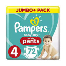 Pampers Baby Jumbo Size 4 pant 9-15 kg 72 pcs (UK)